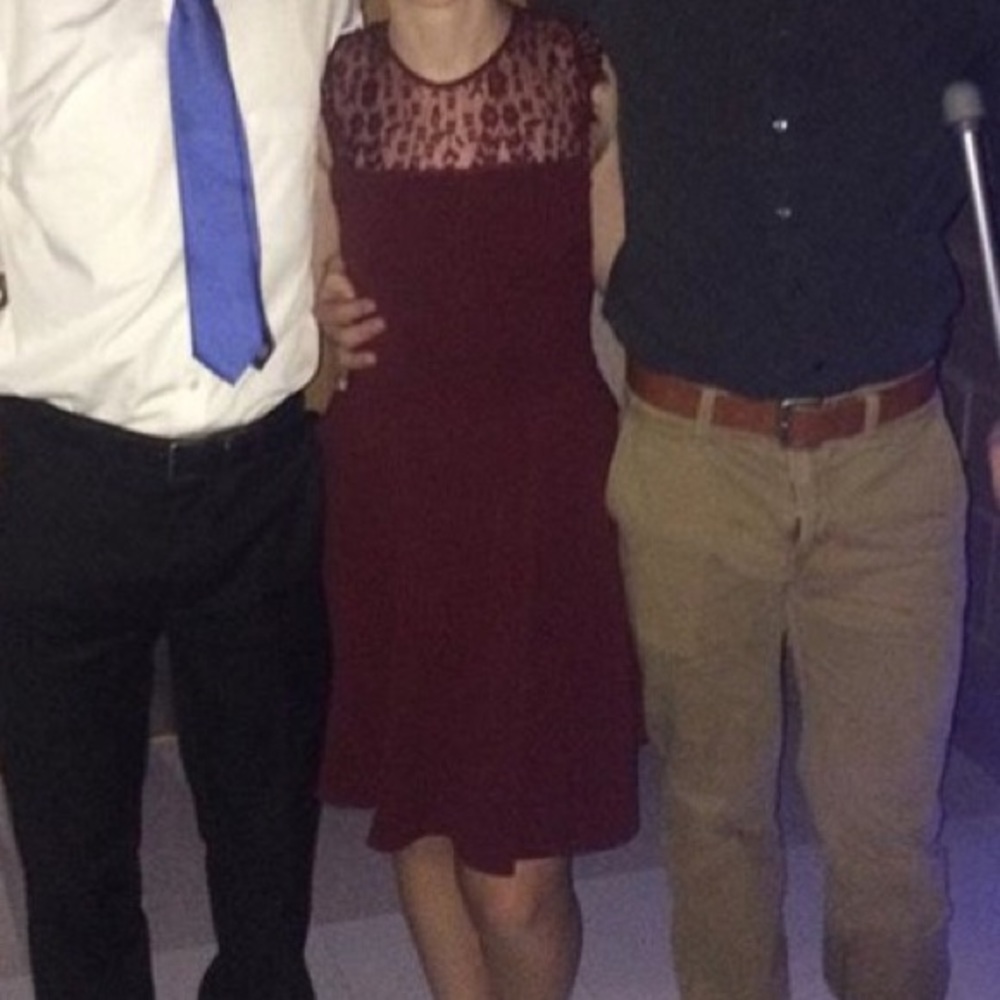 Francesca’s Maroon Formal dress